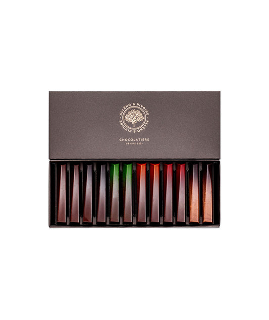 Coffret de 12 sticks chocolatés