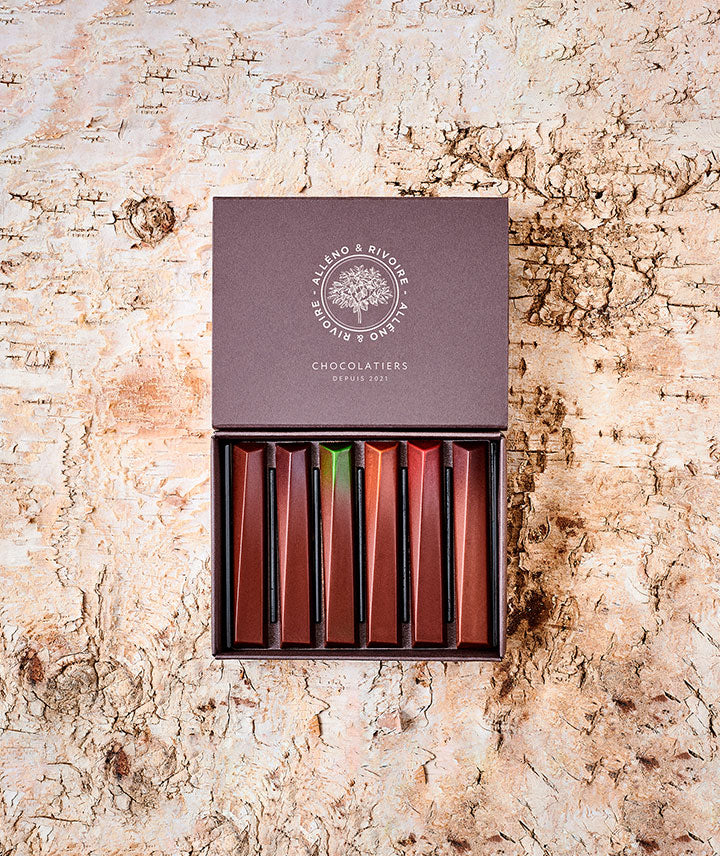 Coffret de 6 sticks chocolatés