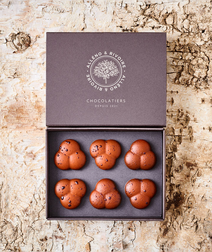 Coffret 6 trèfles sauciers d'Halloween