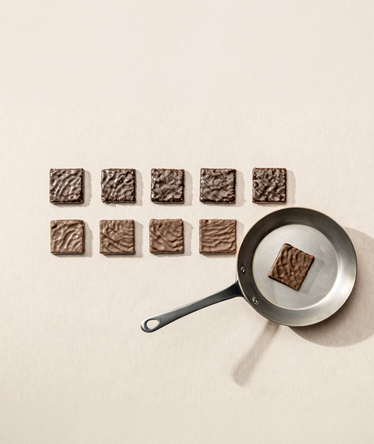 Coffret de 10 sablés bretons au chocolat noir et lait