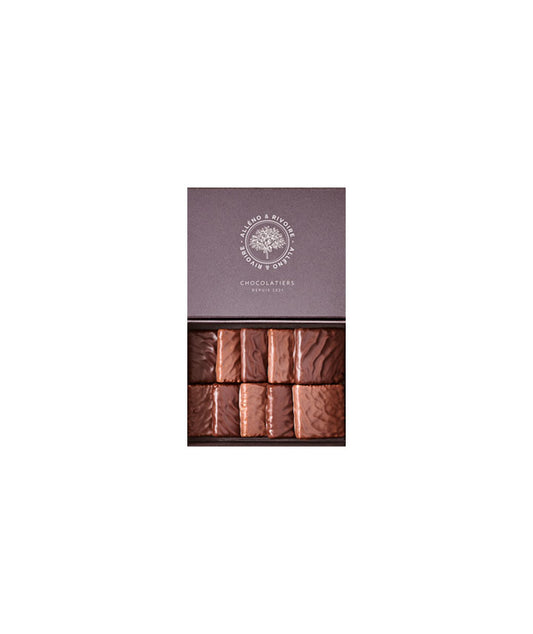Coffret de 10 sablés bretons au chocolat noir et lait