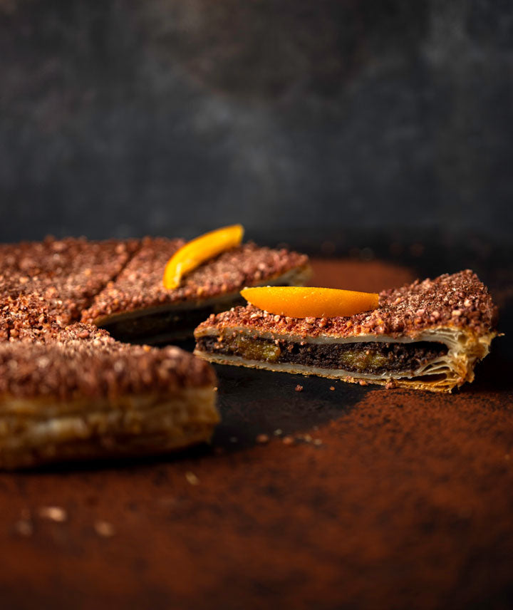 Galette des reines au chocolat et orange