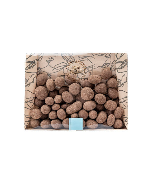 Cacahuètes enrobées de chocolat au lait