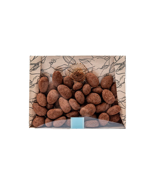 Amandes enrobées de chocolat noir