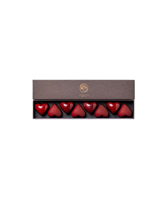 Coffret de 8 petits cœurs - Tendres et croustillants