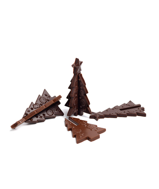 Sapin surprise au chocolat noir