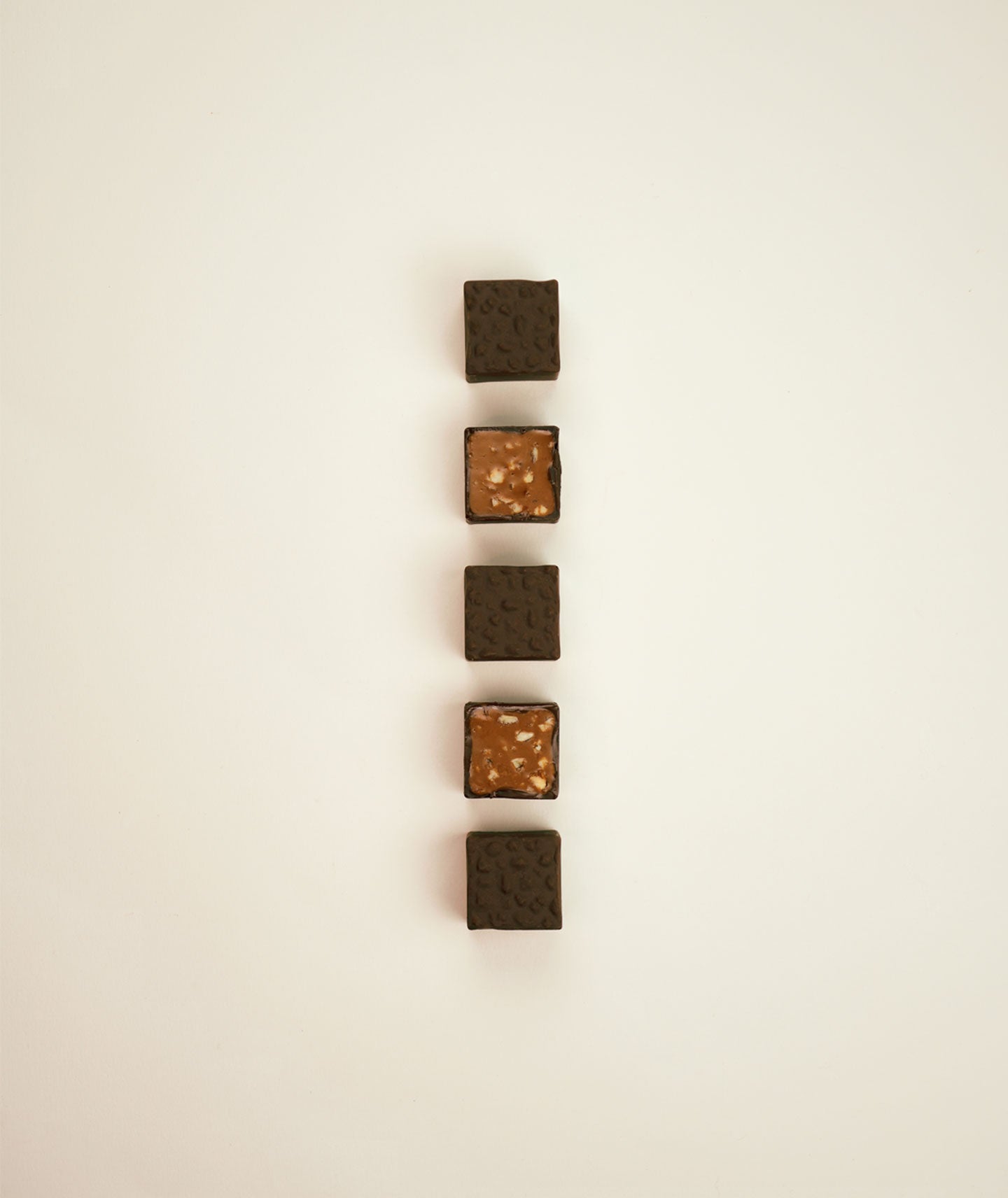 Coffret 5 rochers chocolat noir