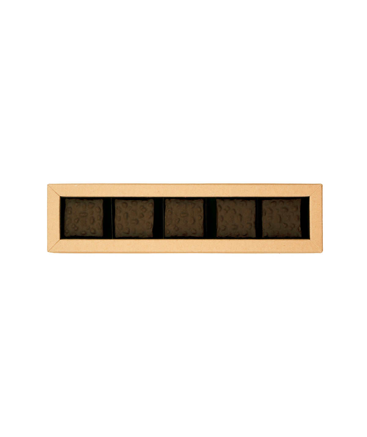 Coffret 5 rochers chocolat noir