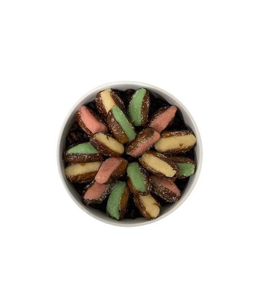 Assortiment de dattes fourrées sur mendiant raisin - 500g
