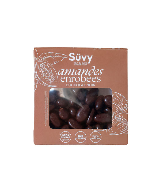 Amandes enrobées de chocolat noir - Süvy