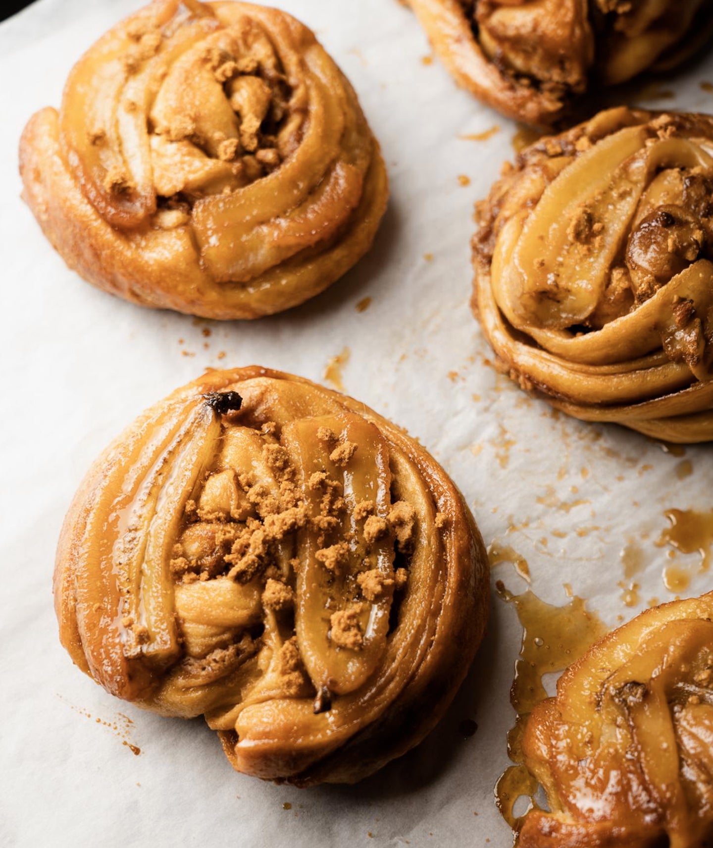 Babka roll tatin banane speculoos
