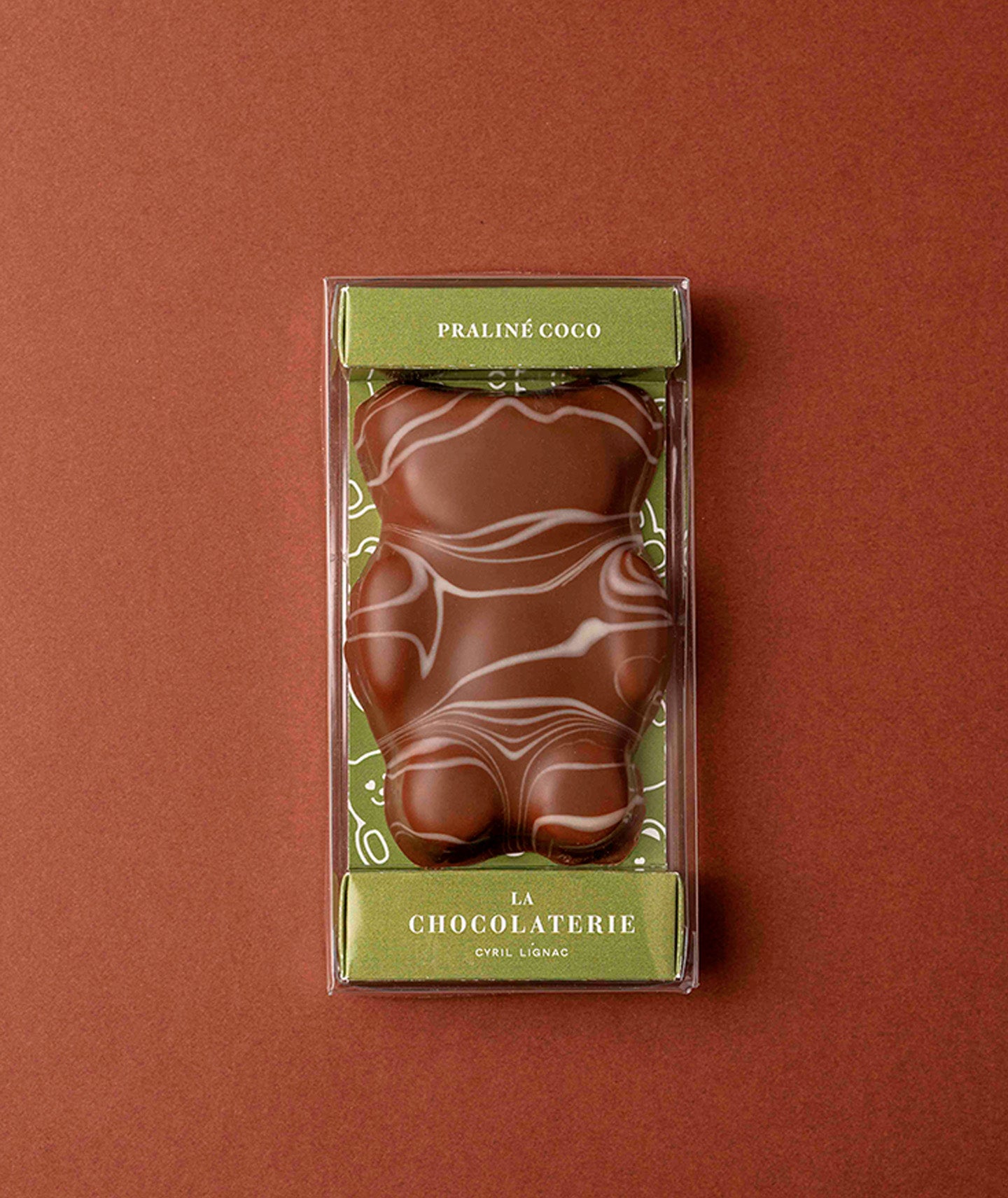 L'Ourson guimauve de Pâques - Chocolat au lait et praliné coco