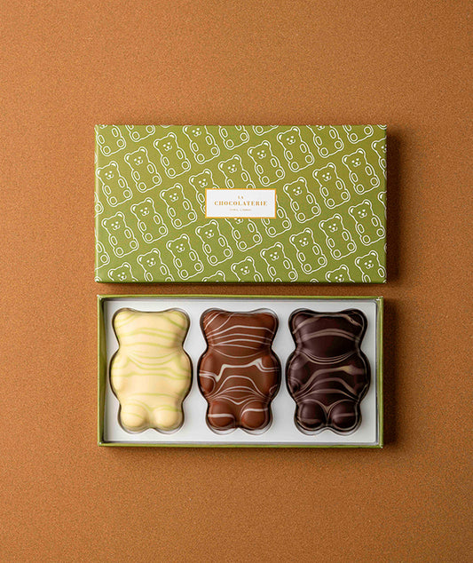 Trio oursons guimauve de Pâques