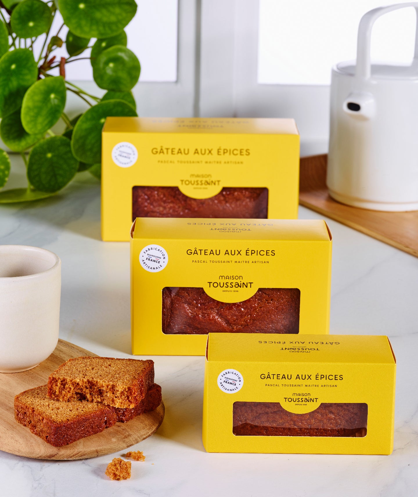 Gâteau aux épices premium - Boîte jaune