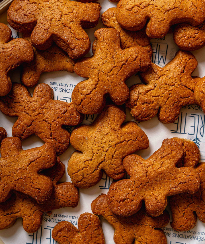 Préparation Biscuits gingerman de Noël
