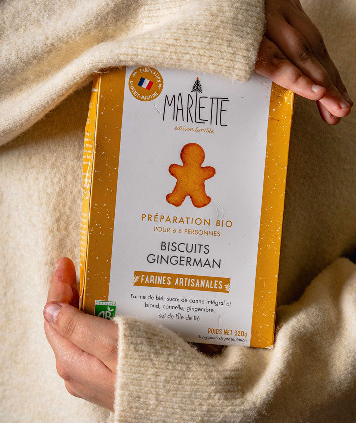 Préparation Biscuits gingerman de Noël