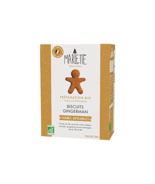 Préparation Biscuits gingerman de Noël