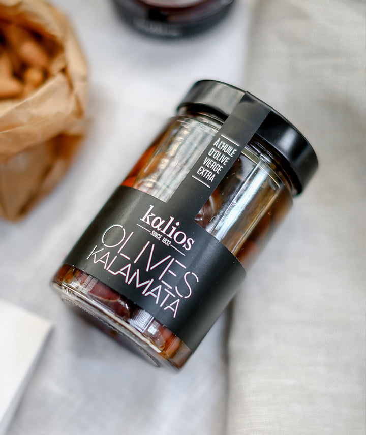 Olives Kalamata à l’huile d’olive