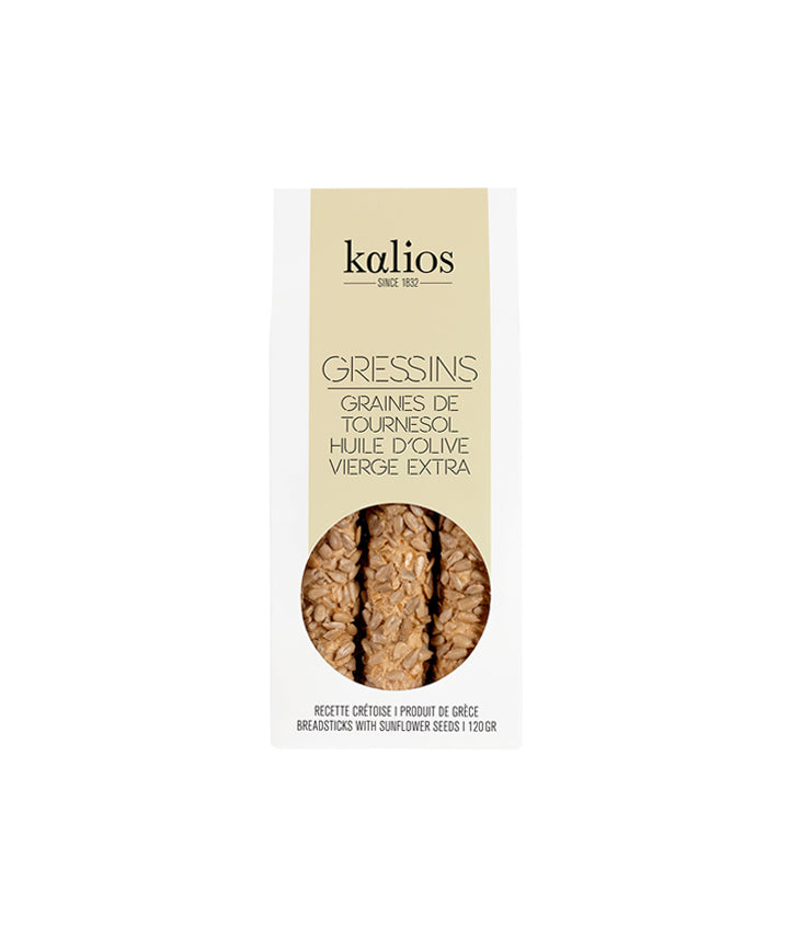 Gressins graines de tournesol
