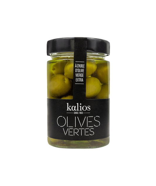 Olives vertes à l'huile d'olive