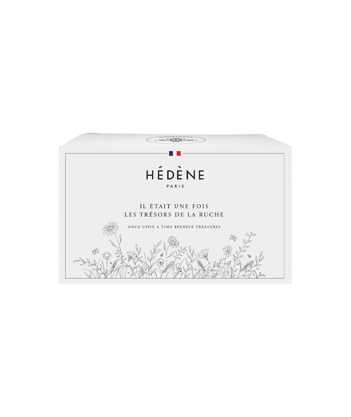 Coffret Trésors de la Ruche (miel de lavande, miel d'acacia, miel de tilleul + cuillère à miel)