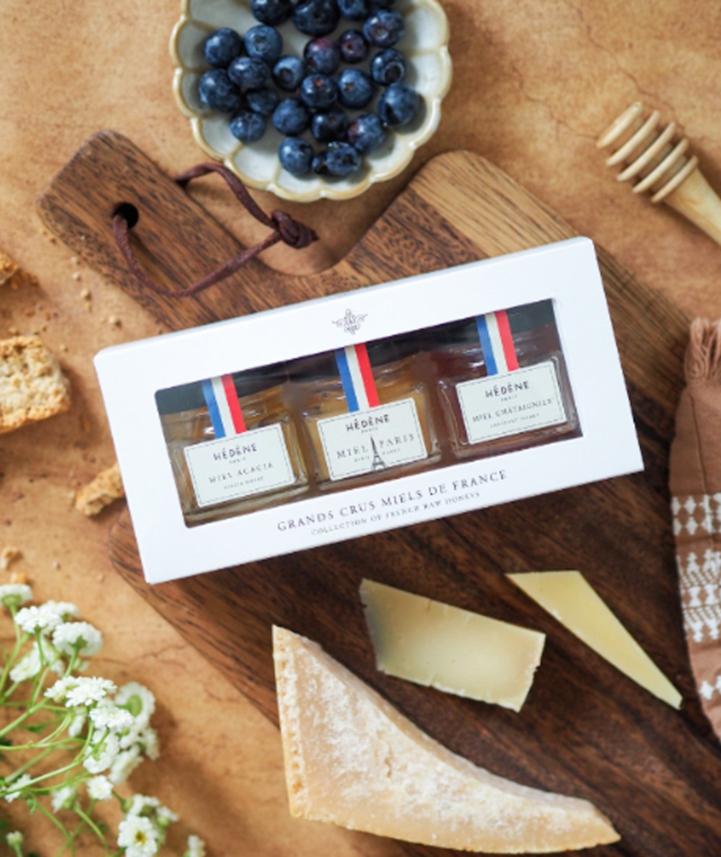 Coffret de miels Paris Je t'aime