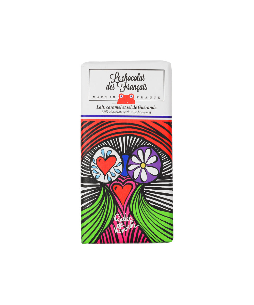 Tablette au lait caramel sel - Charles de Vilmorin