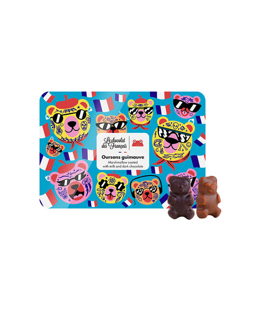 Oursons guimauve au chocolat lait et noir