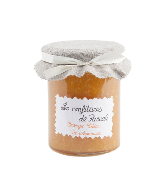 Confiture extra artisanale orange citron pamplemousse - Bio