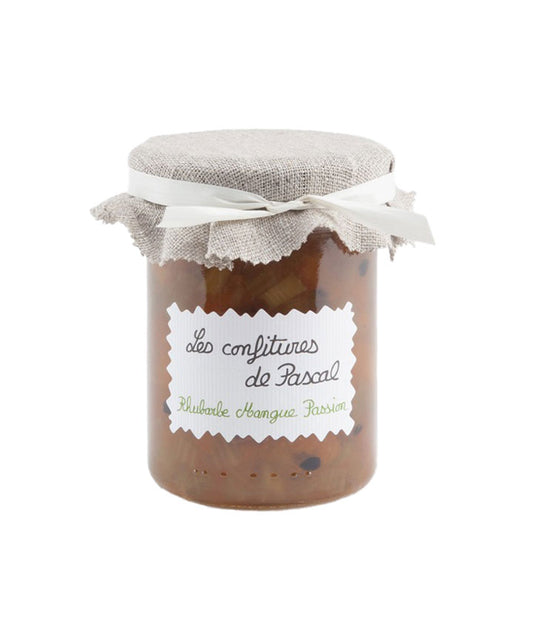 Confiture extra artisanale rhubarbe mangue passion - Bio