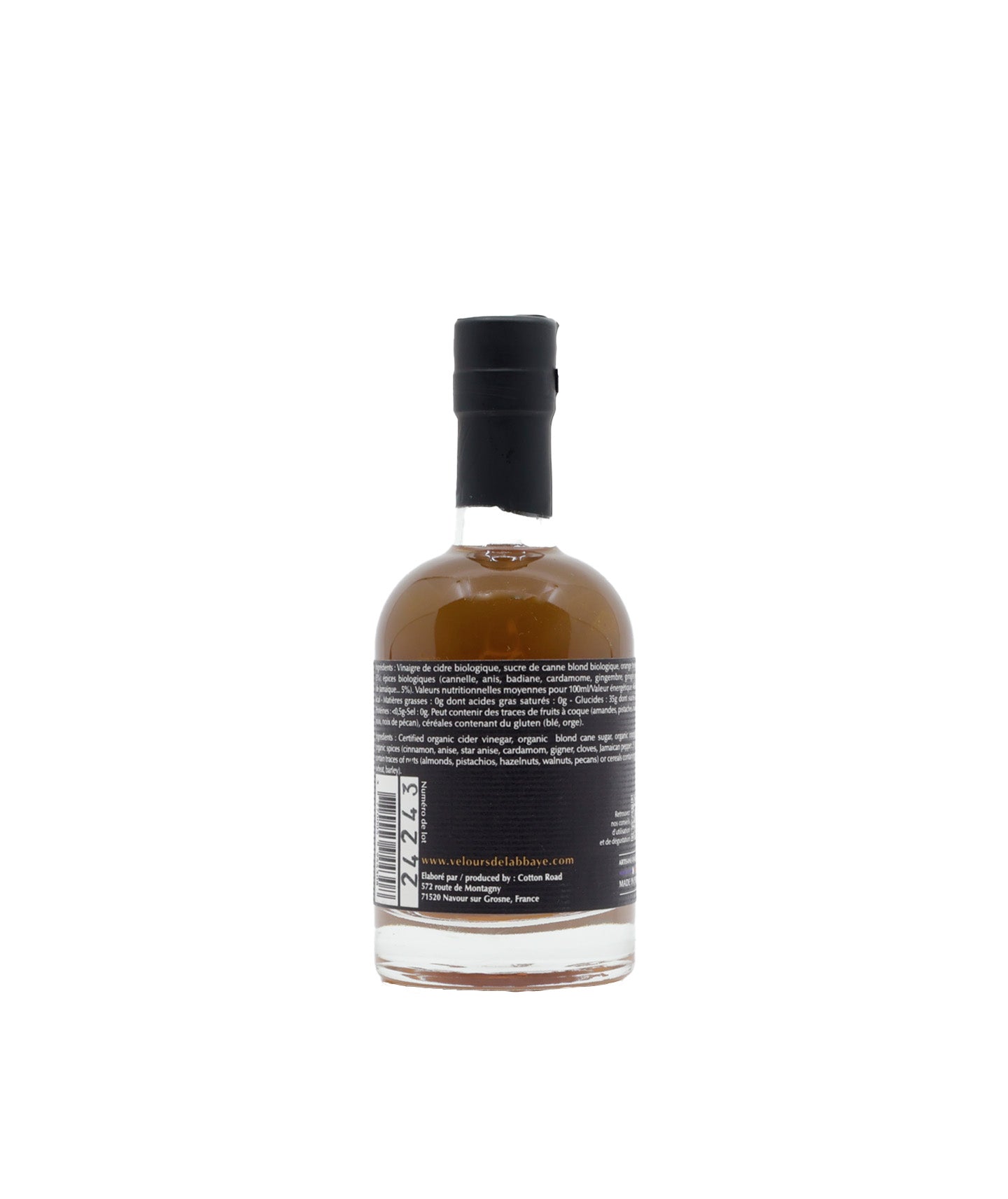 Velours de vinaigre à l'orange et pain d’épices