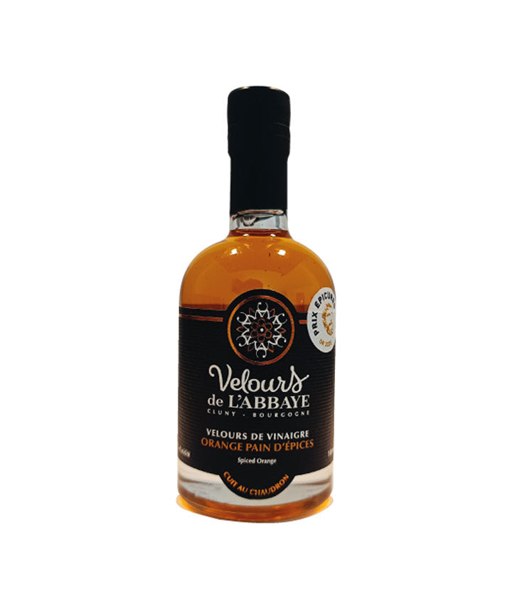 Velours de vinaigre à l'orange et pain d’épices