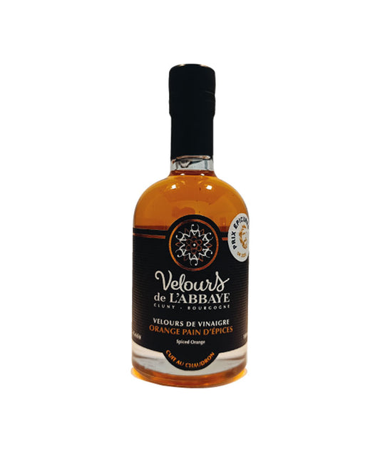 Velours de vinaigre à l'orange et pain d’épices