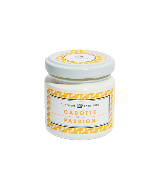 Confiture carotte, fruit de la passion et vanille