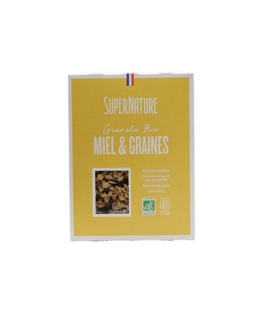 Granola miel et graines bio