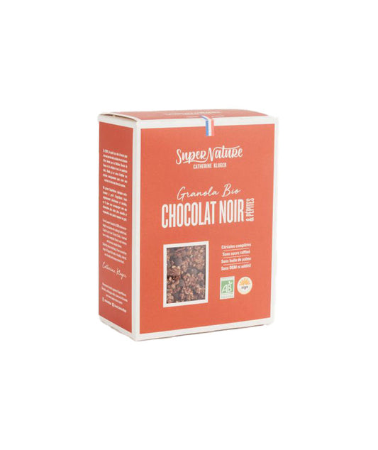 Granola chocolat noir et pépites bio