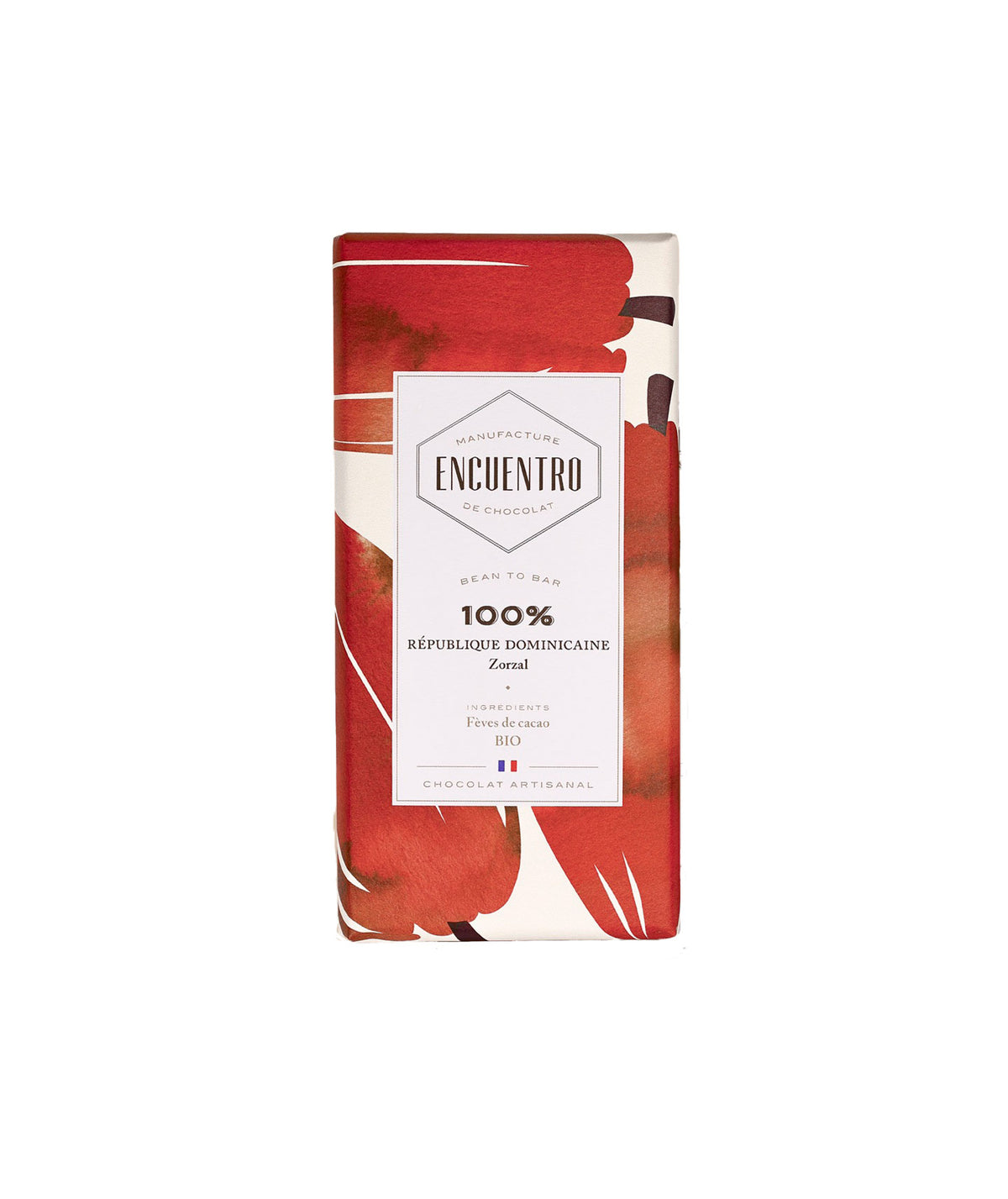 Tablette chocolat noir 100% rep dom bio zorzal