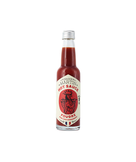Sauce piquante foudre - Pur cru habanero rouge