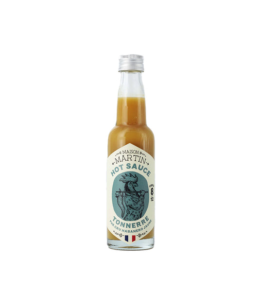 Sauce piquante tonnerre - Pur cru habanero jaune
