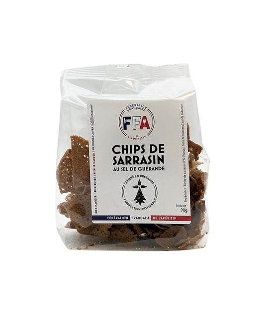 Chips de sarrasin au sel de guérande