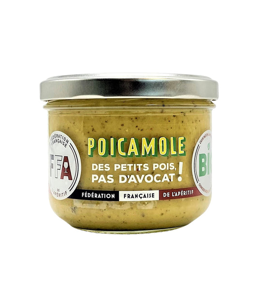 Poicamole, des petits pois, pas d'avocat ! Bio