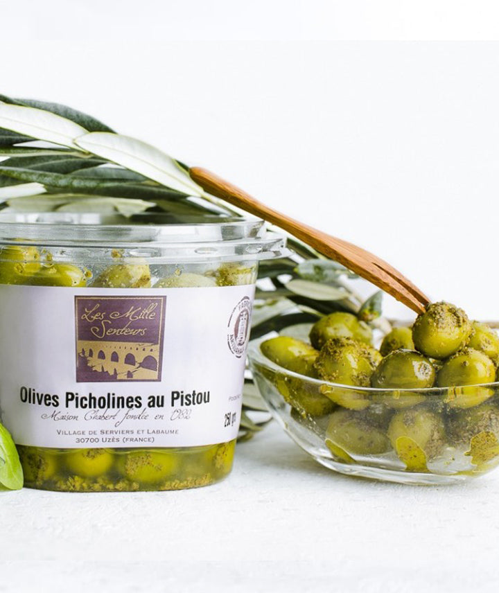 Olives au pistou