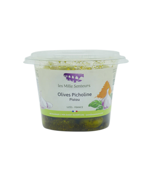 Olives au pistou