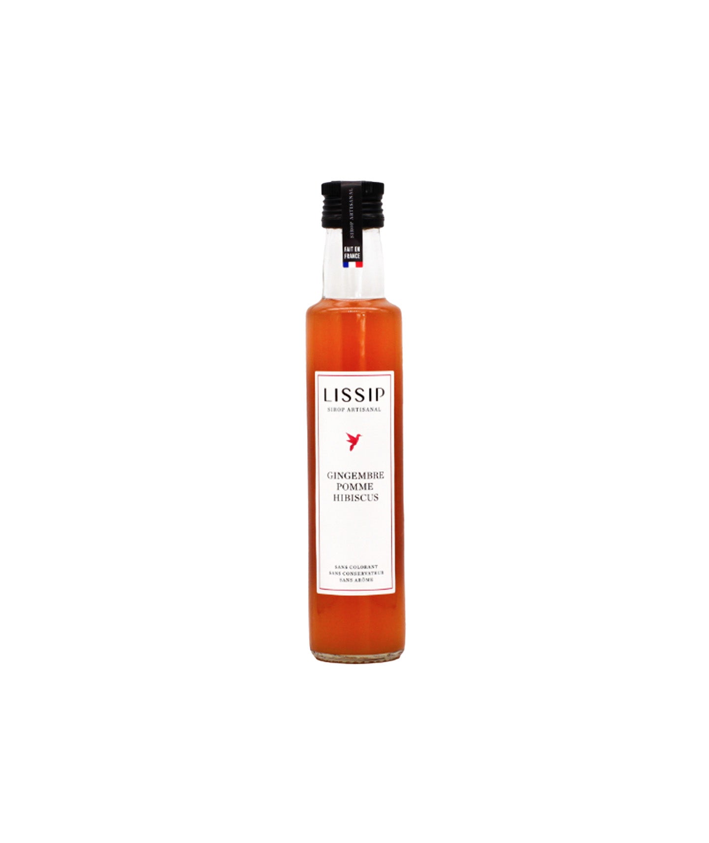 Sirop gingembre, pomme, hibiscus