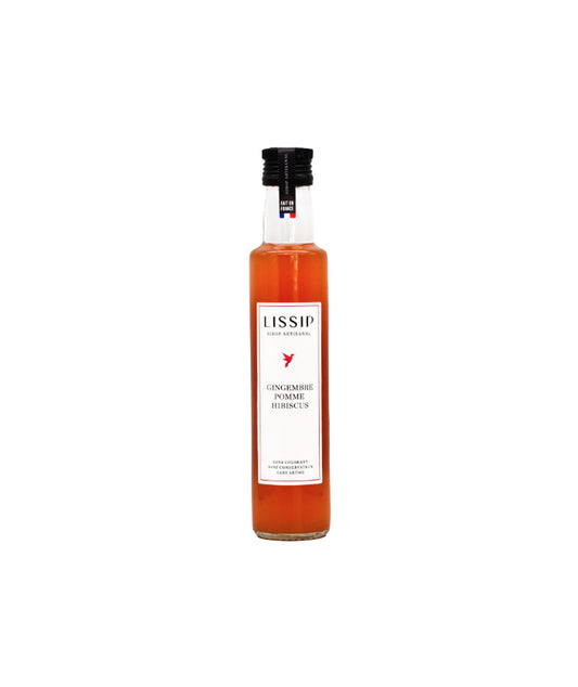 Sirop gingembre, pomme, hibiscus