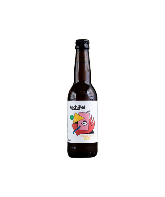 Kombucha brut vue face aux Galeries Lafayette Le Gourmet