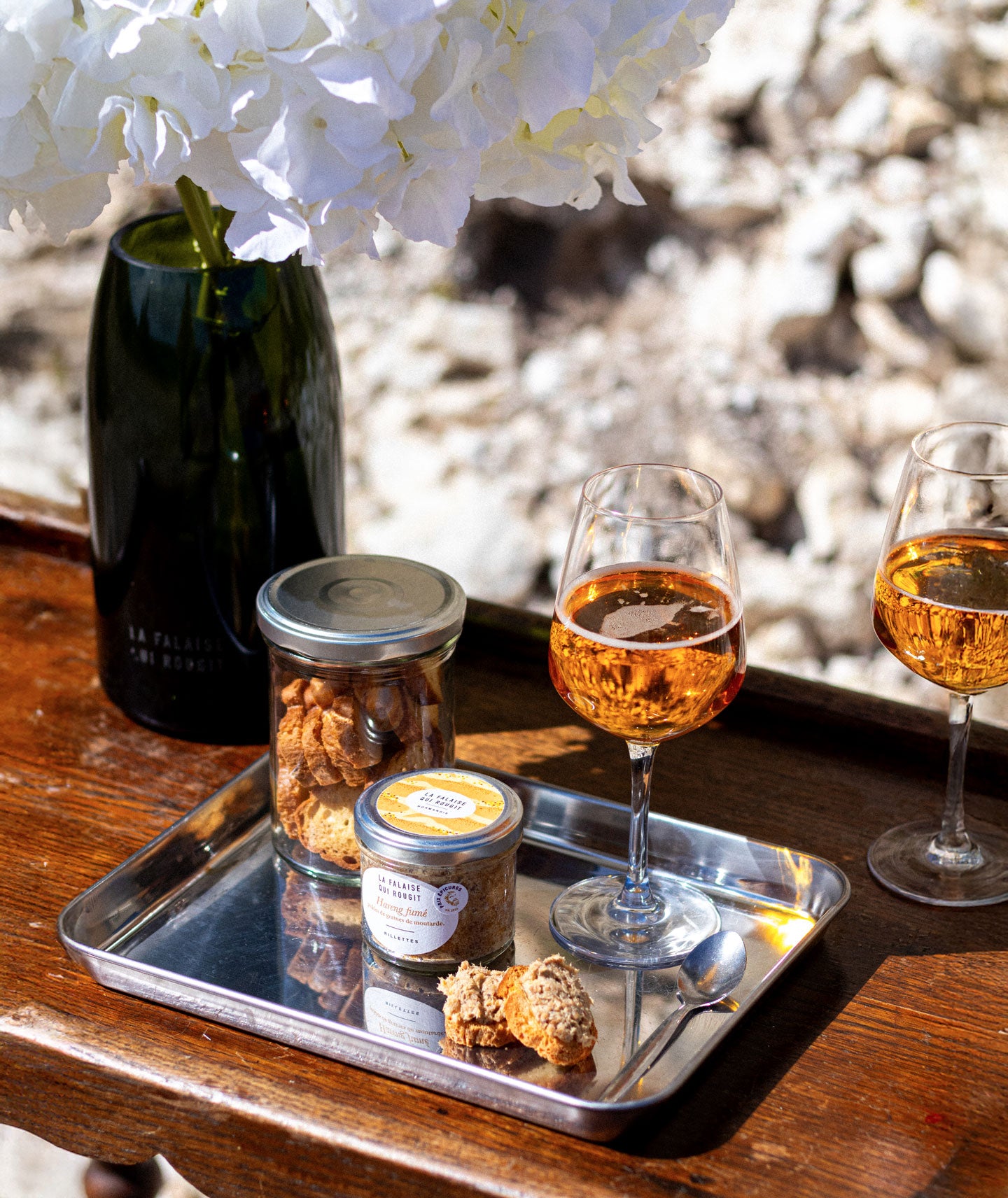 Rillettes de hareng fumé et pickles