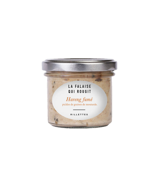 Rillettes de hareng fumé et pickles