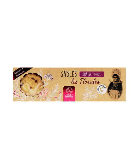 Sablé fraise fenouil