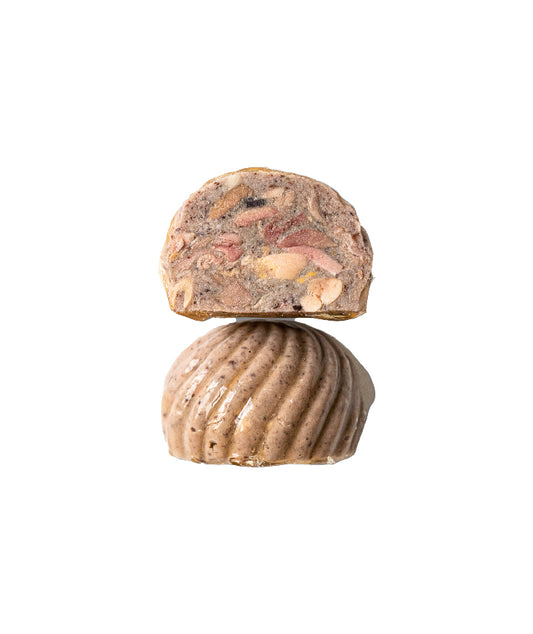 Tourbillon de tapenade et poulette